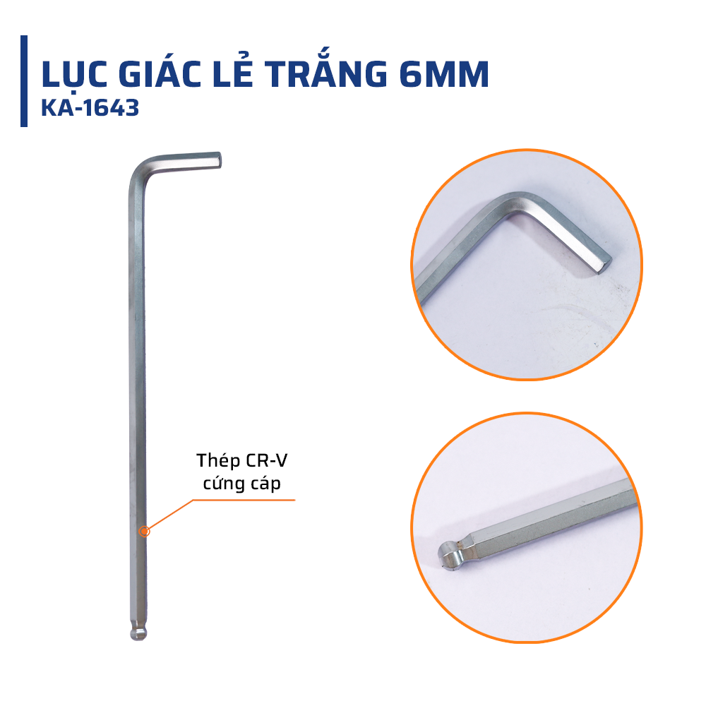 Cấu Tạo Và Thiết Kế Đặc Biệt Của Lục Giác Lẻ STAKA 6mm