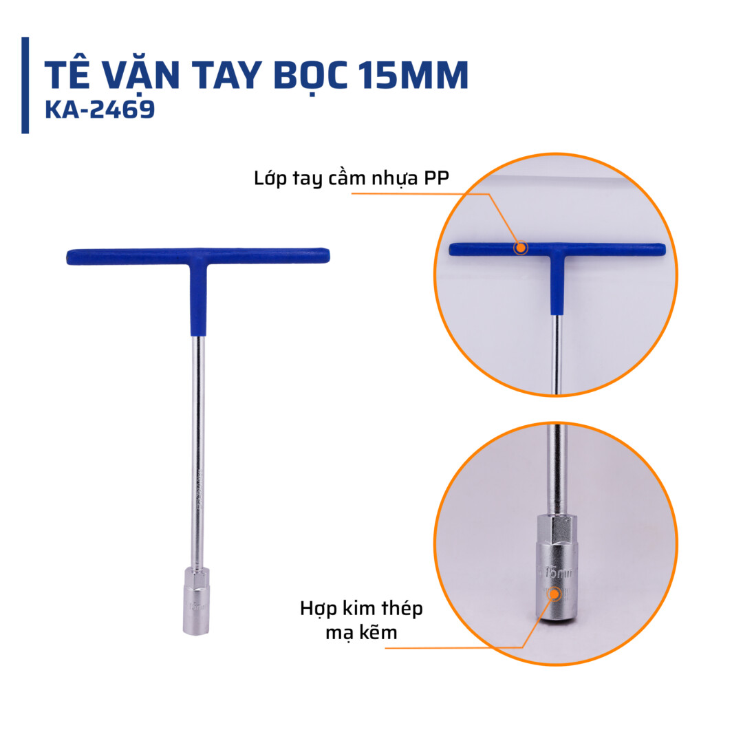 Cấu Tạo Của Tê Vặn Tay Bọc 16mm STAKAMAX