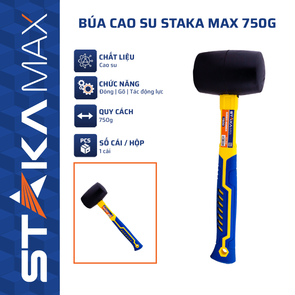 Búa cao su STAKAMAX 750g(1C/H, 40C/T)-N3