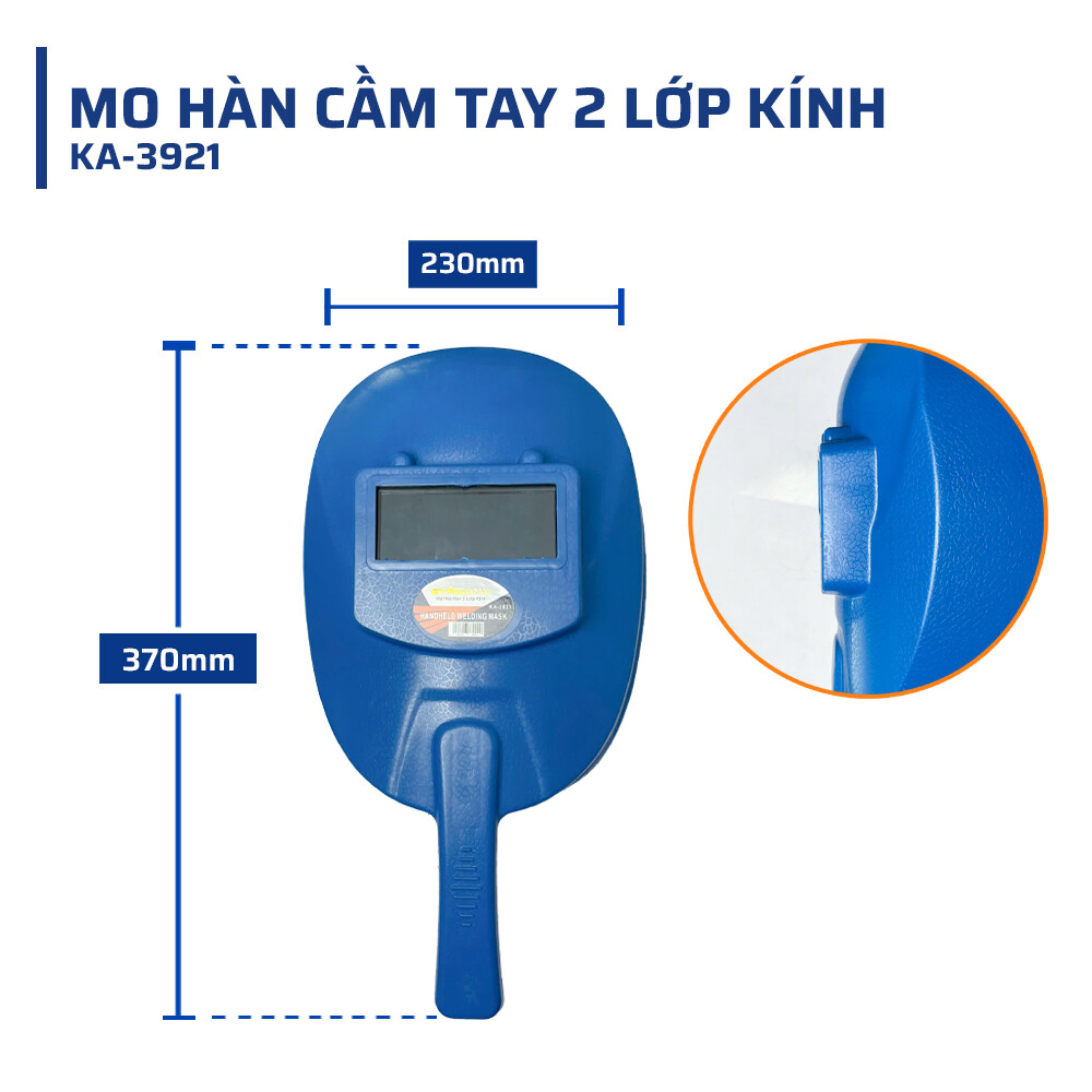 Thông Số Kỹ Thuật Chi Tiết Mo Hàn Cầm Tay 2 Lớp Kính STAKAMAX
