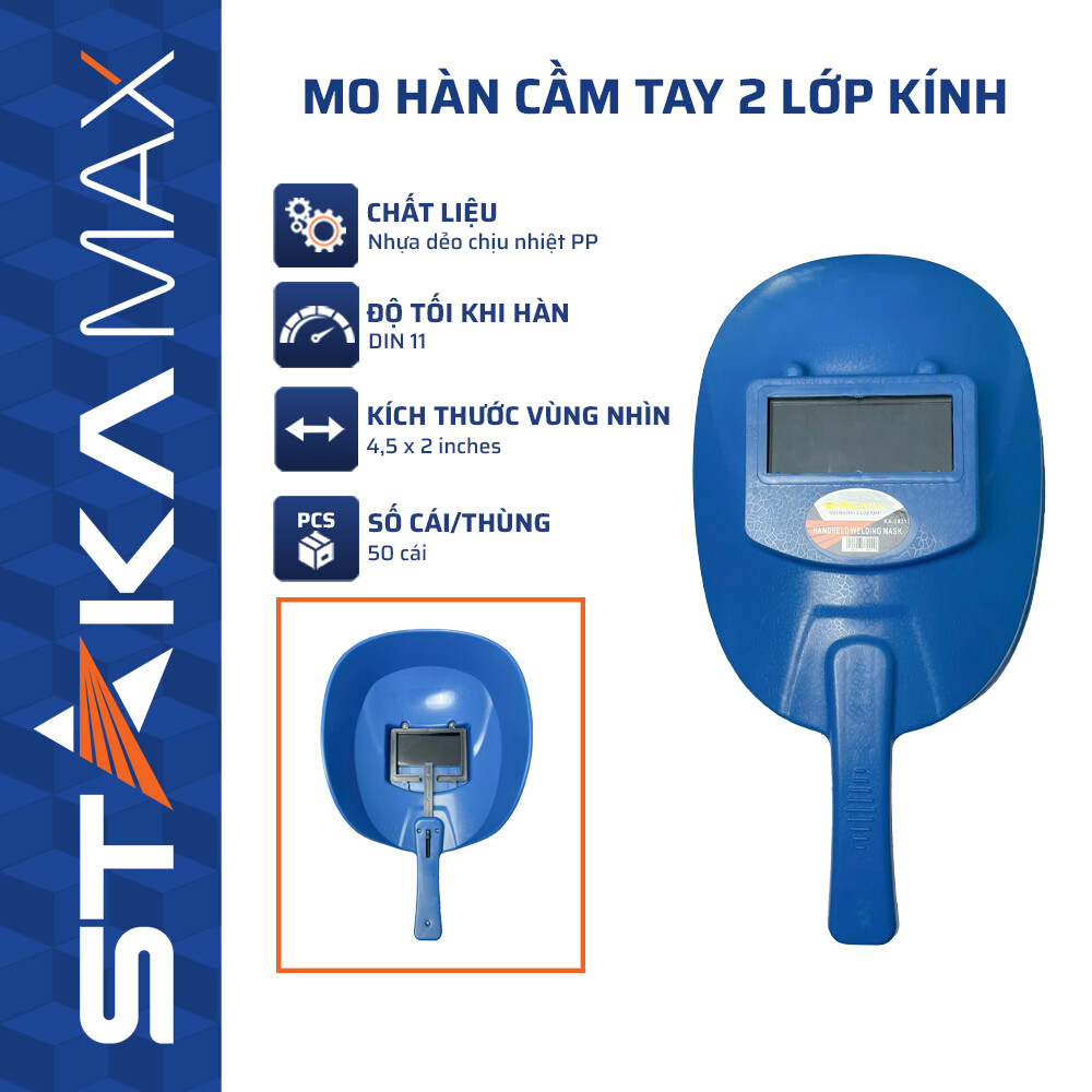 Mo Hàn Cầm Tay 2 Lớp Kính STAKAMAX (C/H,50C/T)-N3: Chống Tia UV, Nhựa PP Chịu Nhiệt