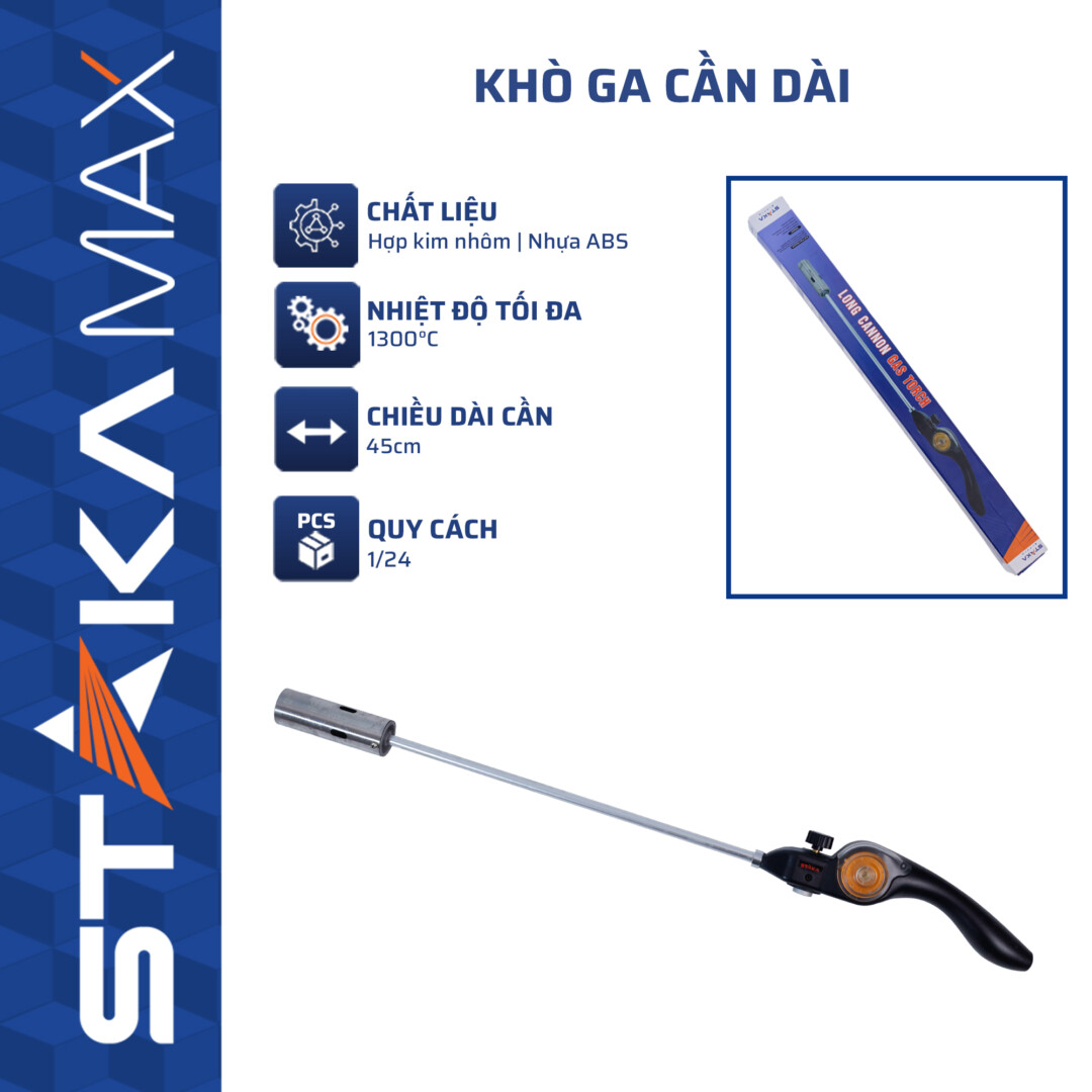 Khò ga cần dài STAKAMAX (1C/H, 24C/T) – N1