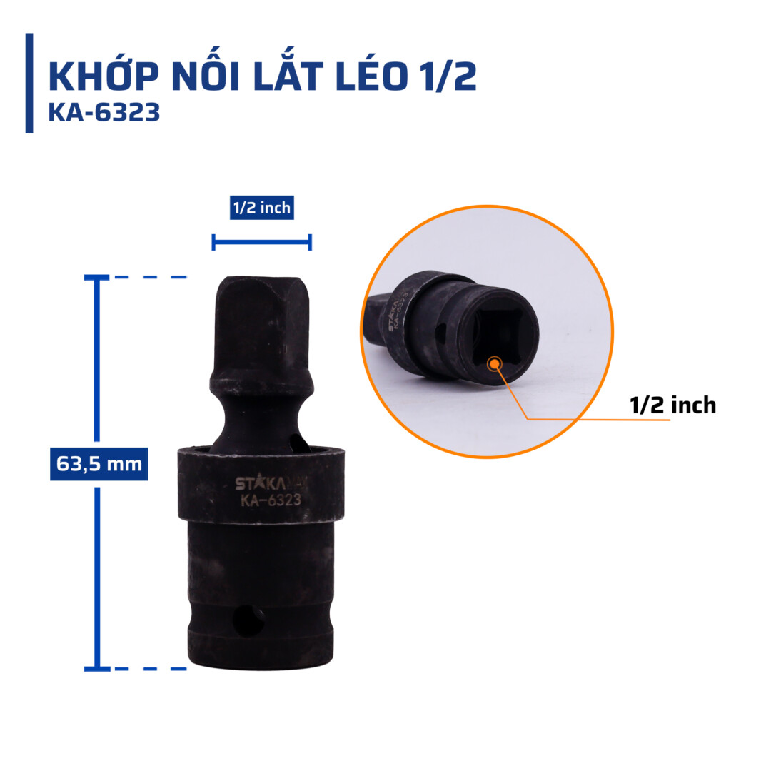 Thông Số Kỹ Thuật Chính Khớp Nối Lắt Léo 1/2 STAKAMAX