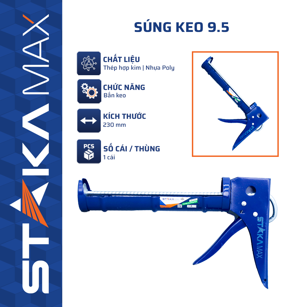 Súng keo Silicon Tự Cắt STAKA (20C/T) – N1 – cái