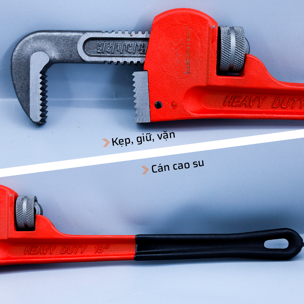 Chất liệu bền bỉ ở kìm nước 18 inch chuyên dụng kalosmax