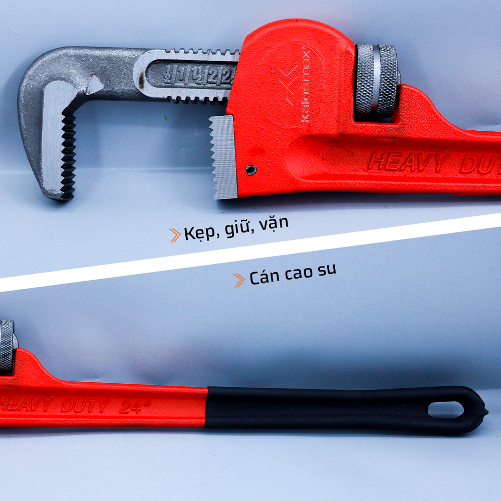 Chất liệu bền vững ở kìm nước 24'' kalosmax