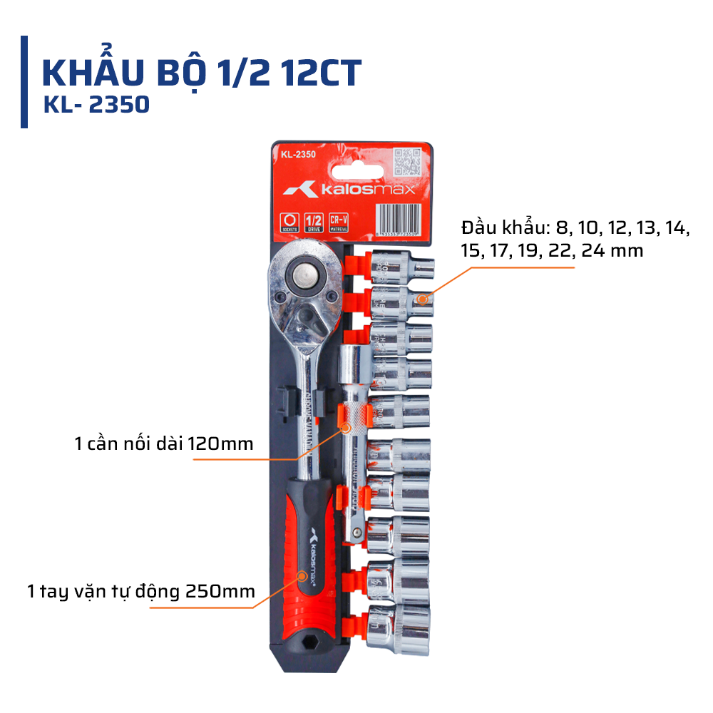 Thông số kỹ thuật chi tiết 1/2 12CT kalosmax