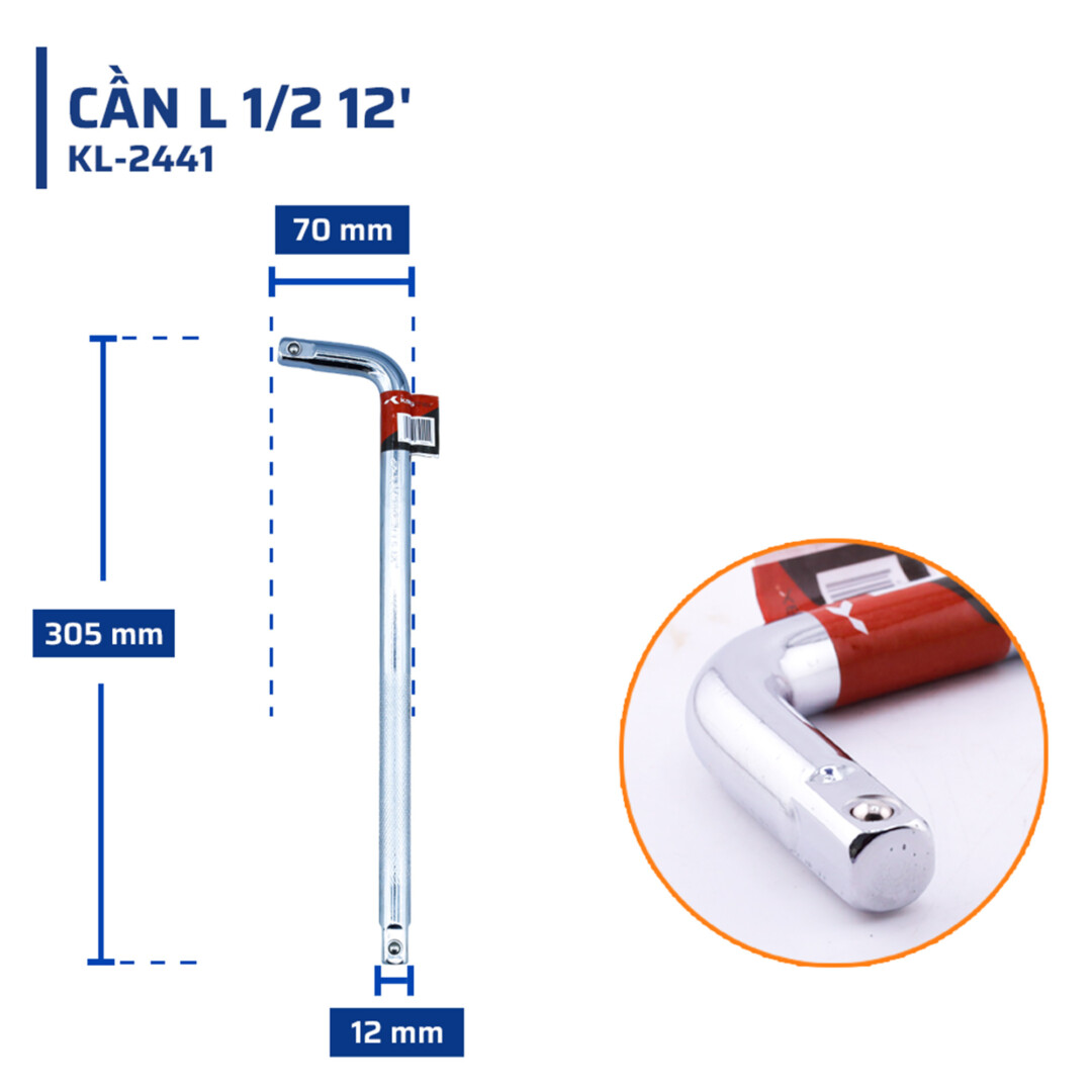 Thông số kỹ thuật chi tiết cần L 1/2 12'' kalosmax 