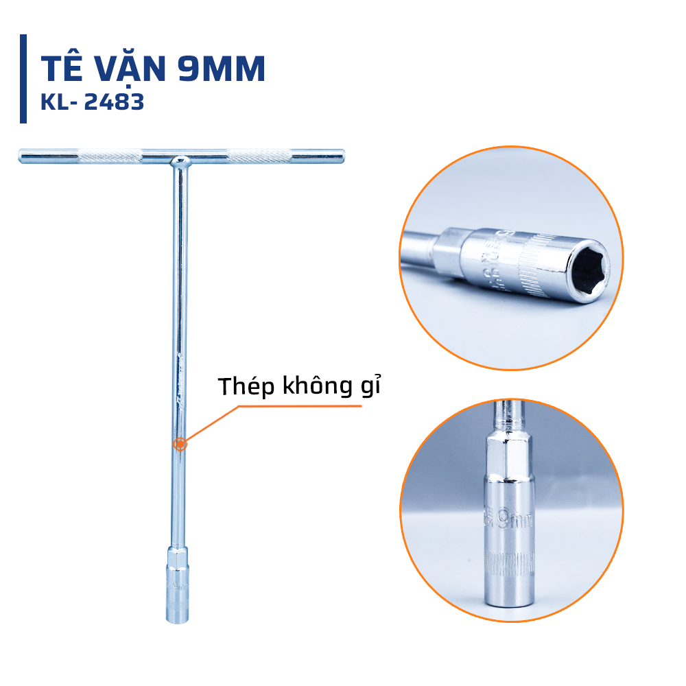 Cấu tạo đặc biệt của tê vặn 9mm kalosmax