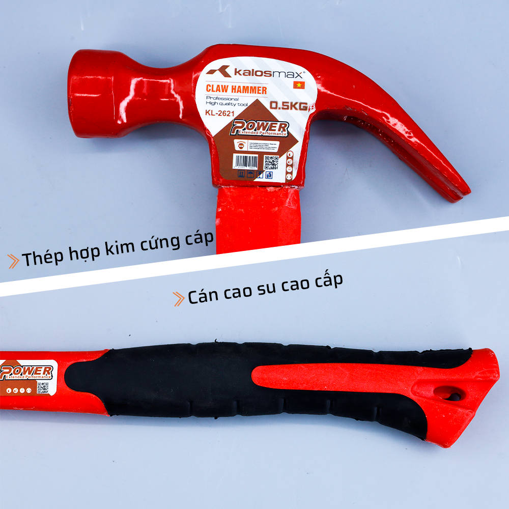 Điểm mạnh vượt trội của búa nhổ đinh 0.5 Kalosmax
