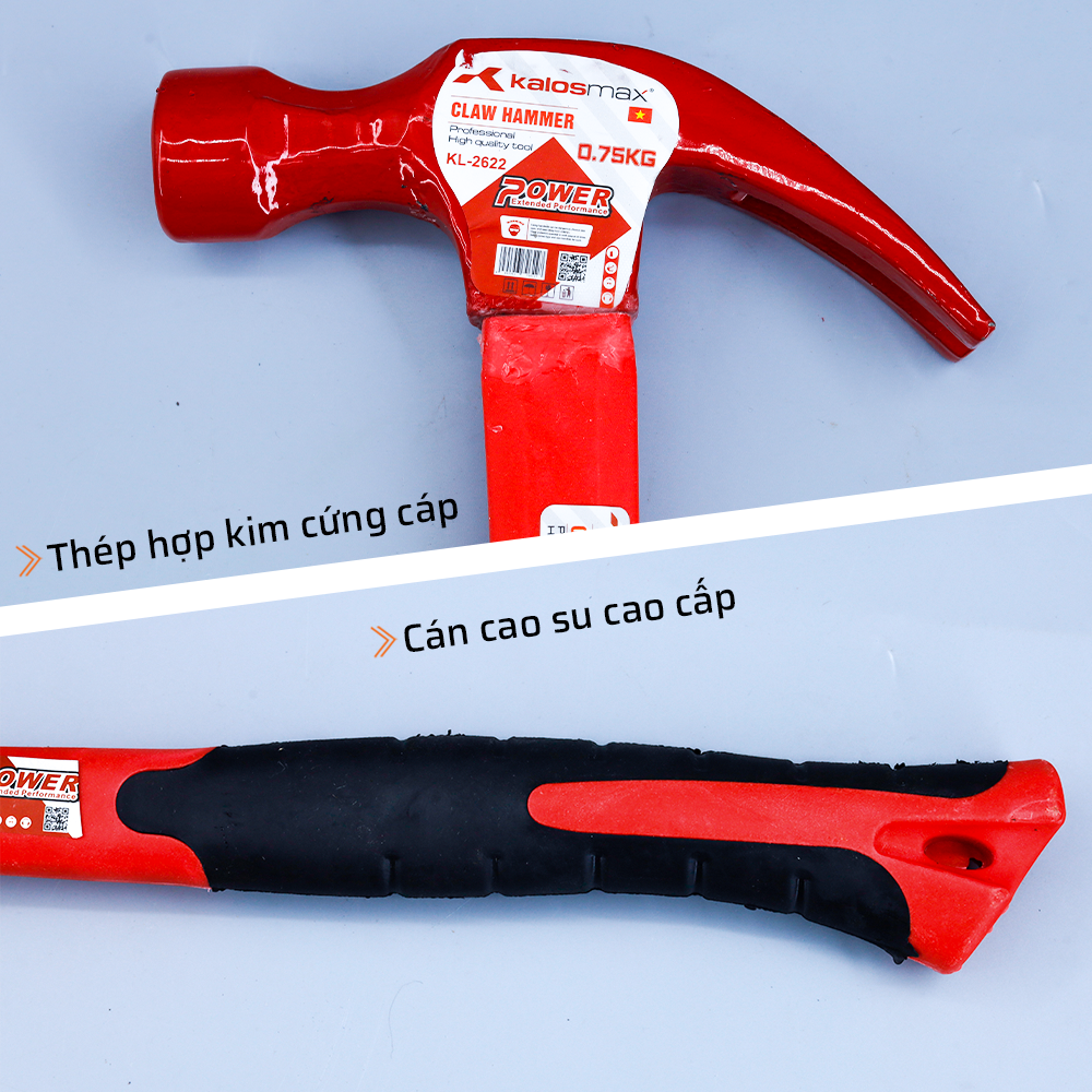 Điểm mạnh vượt trội của búa nhổ đinh 0.5 Kalosmax