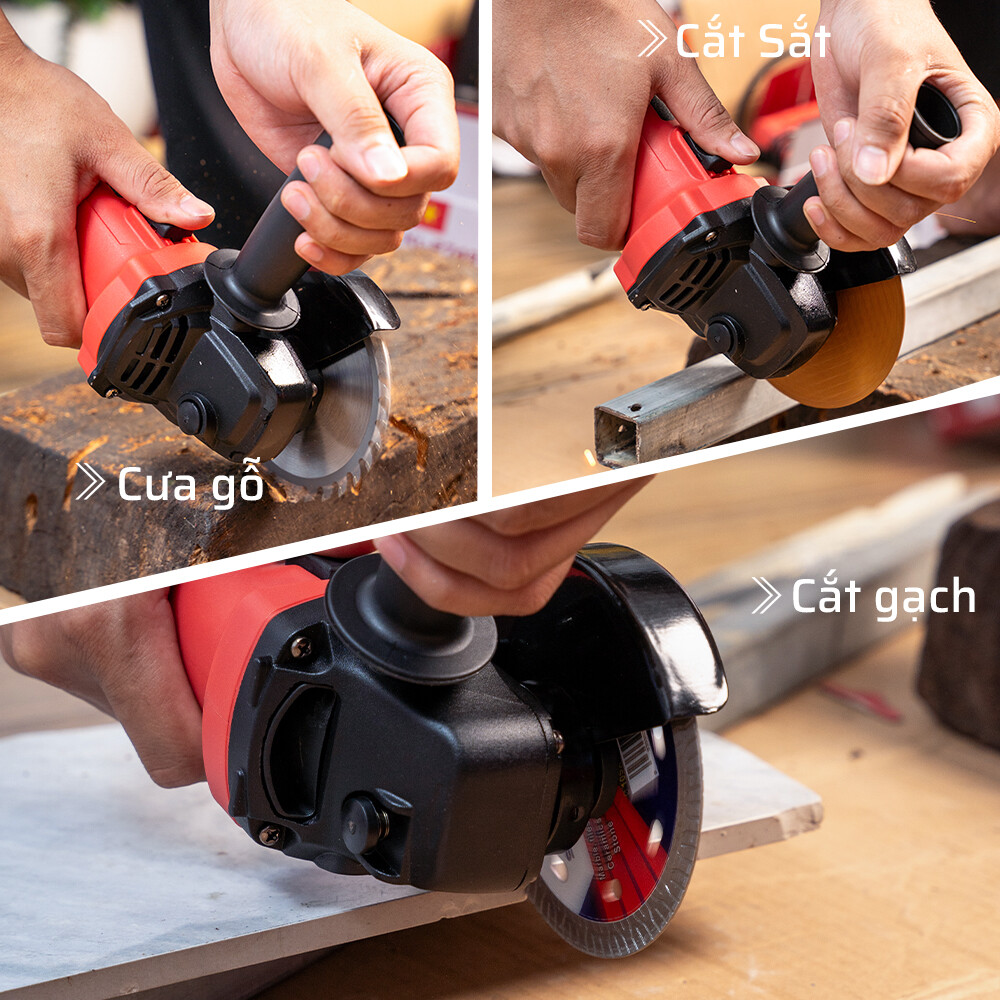 Test máy mài 860W/100 Kalos Max