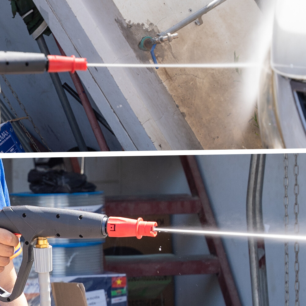 Ứng dụng đa năng của máy rửa xe chỉnh áp 1600W cao cấp STAKA: