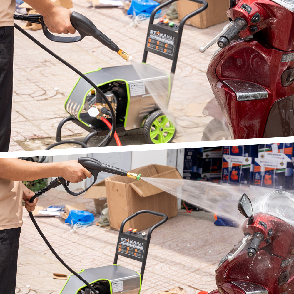 Cấu tạo đặc biệt của máy rửa xe mô tơ STAKA