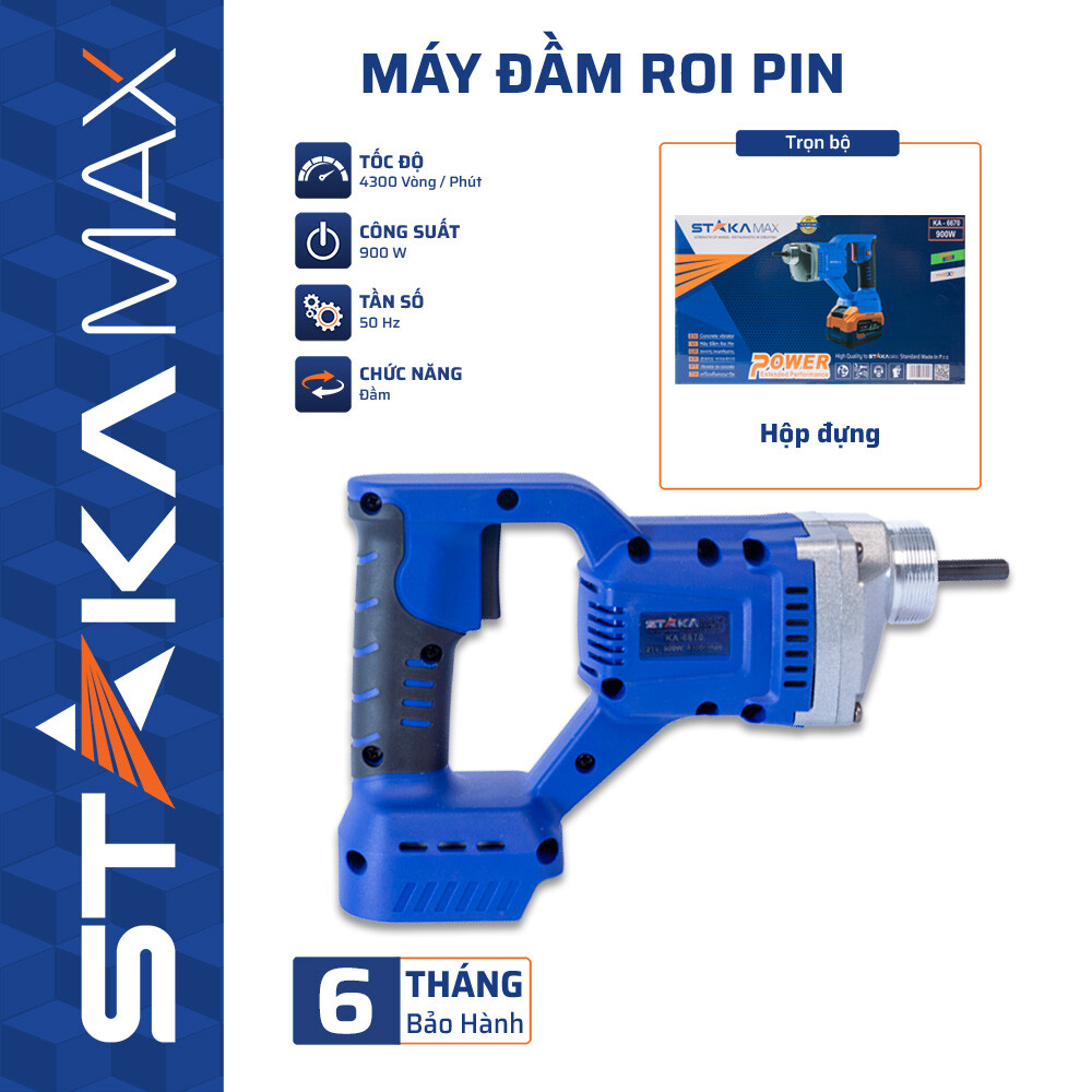 Máy đầm roi pin STAKA MAX (Không kèm pin) | Chính hãng – Giá tốt