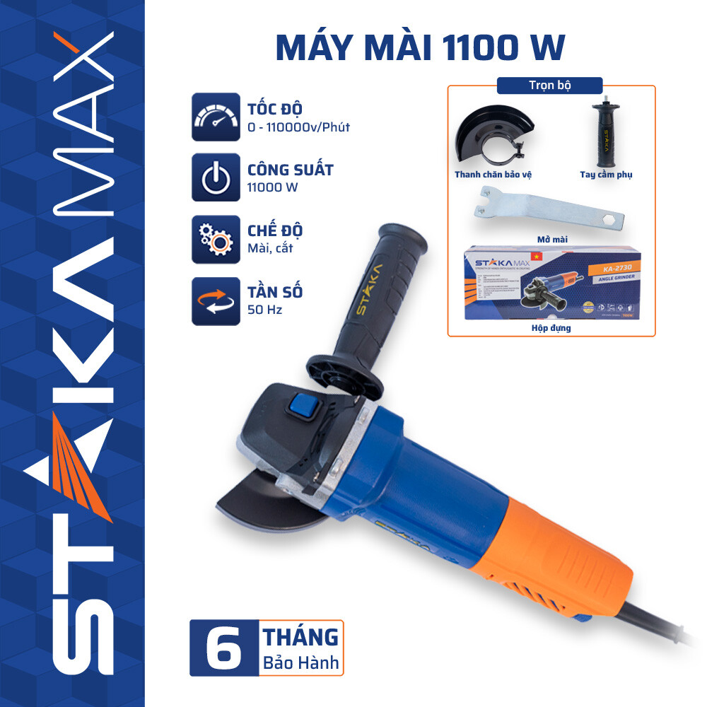 Máy mài 1100W/100 STAKA (1C/H,10C/T) – Mạnh mẽ, bền bỉ, giá tốt