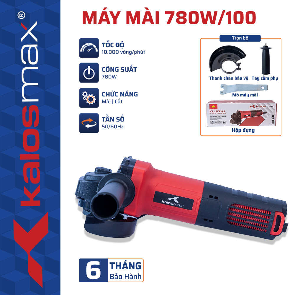 Máy Mài 780W/100 Kalos Max (10C/T)-M1 – Máy mài đa năng, công suất mạnh mẽ, giá tốt