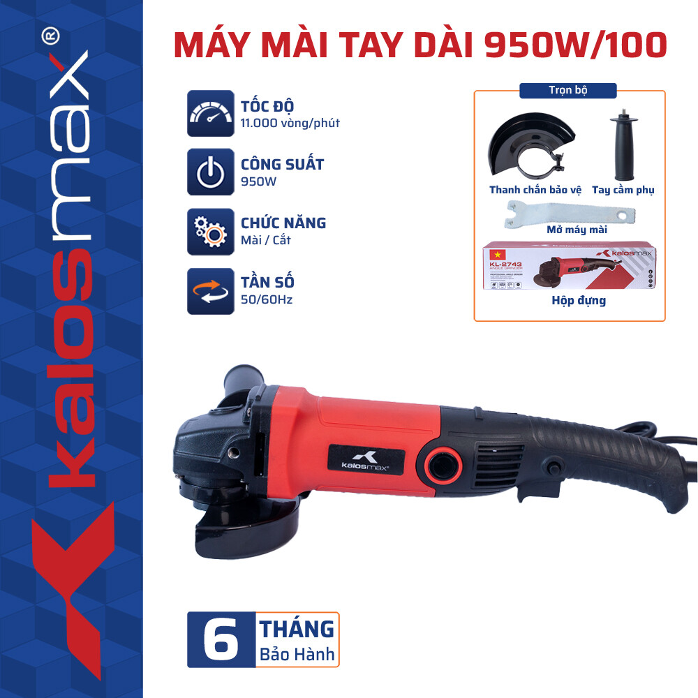 Máy Mài Tay Dài 950W/100 KALOS Max (10C/T)-M1 – Chính xác, giá tốt