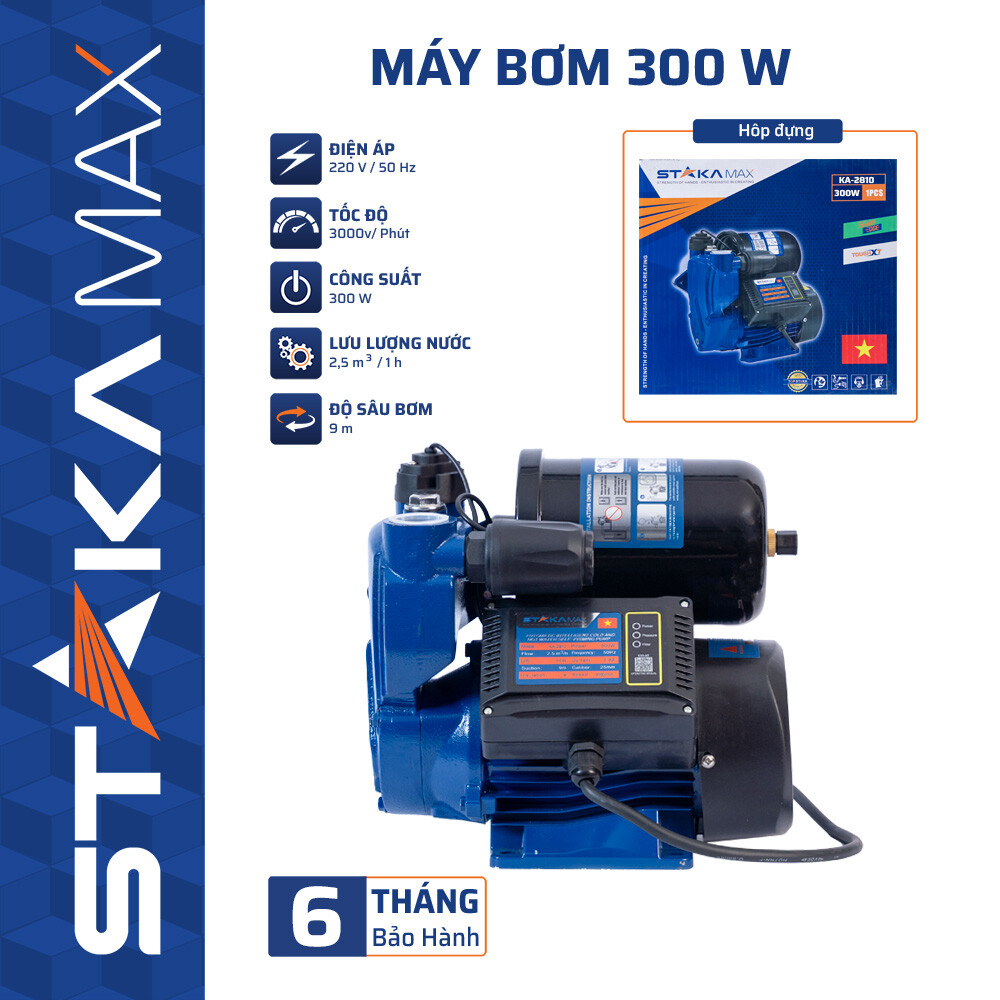 Máy bơm nước 300W STAKA (1C/T)-M1 – Cái – Giá Tốt