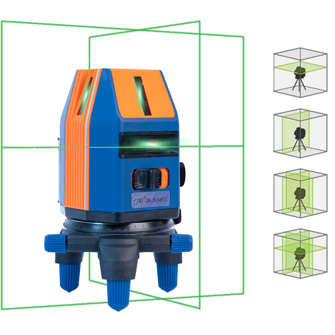 Cấu tạo bên trong (động cơ) máy laser 5 tia cao cấp STAKA (kèm chân 1m2) 