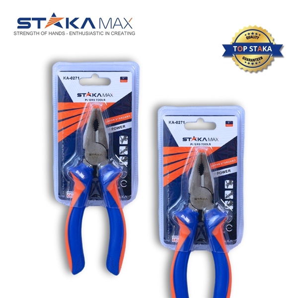 Kìm Điện Mạ NIKEN 6′ STAKA (6C/H, 60C/T)-N1 – Cái