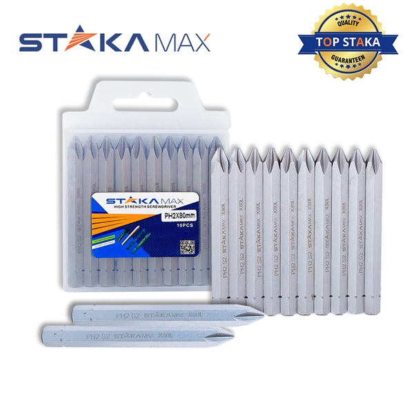 Mũi Vít Đóng 4 Cạnh Nhọn Dài STAKA (100C/H, 1200C/T)-N1 – Cái