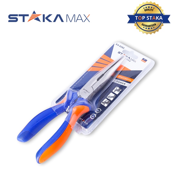 Kìm Nhọn Mạ NIKEN 8′ STAKA (6C/H, 60C/T)-N1 – Cái