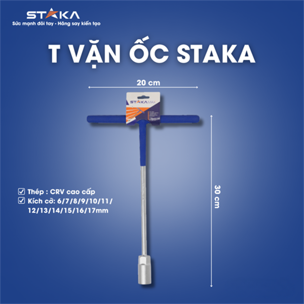 Tê Vặn tay bọc12mm STK (20C/H, 80C/T) -N1 – CÁI