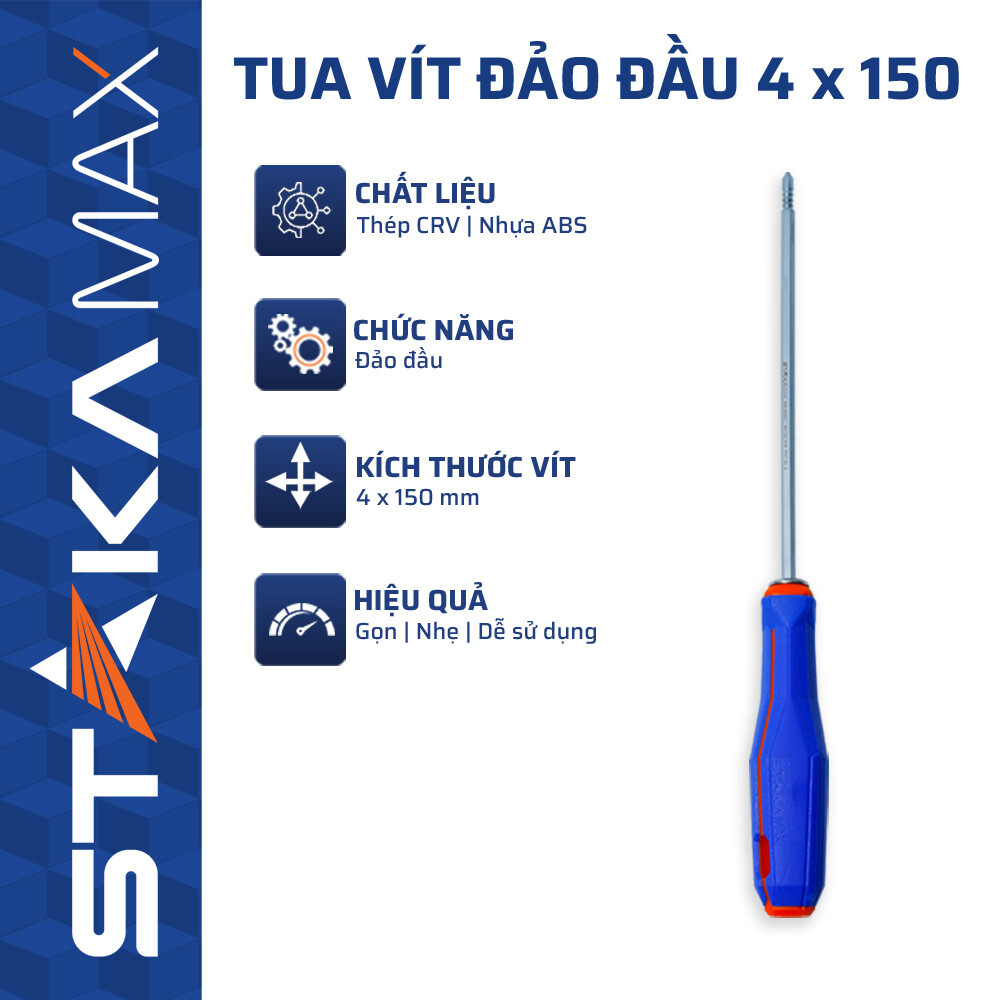 Tua Vít Vỉ Đảo 5x150mm STAKA MAX (20C/H,120C/H)-N1