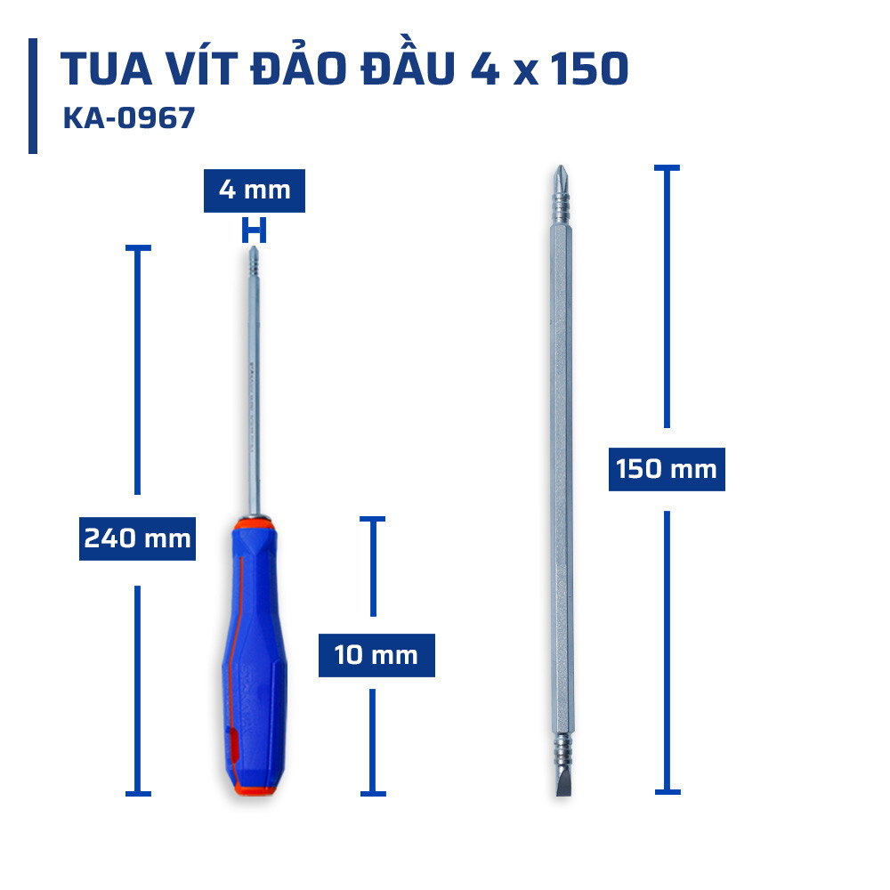 Công Dụng Của Tua Vít Vỉ Đảo 5x150mm STAKA