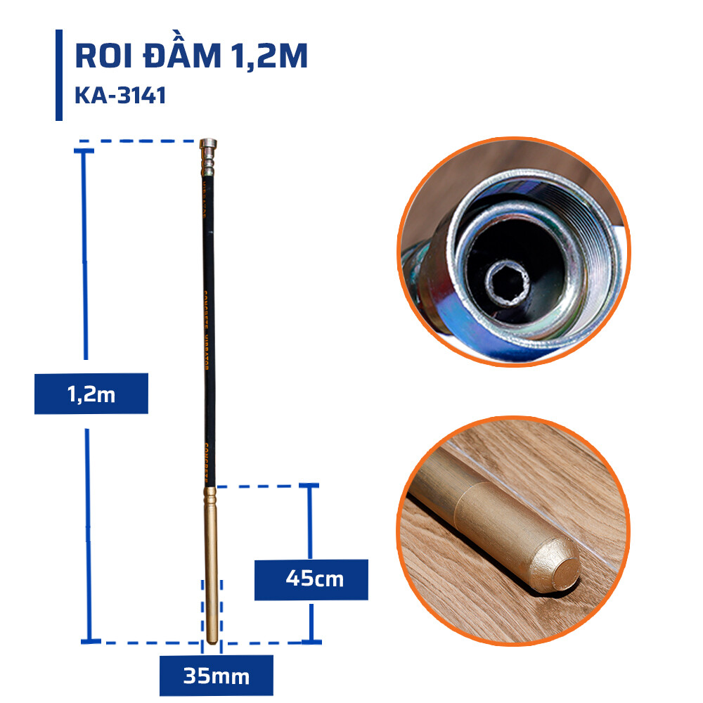 Thông số kỹ thuật Roi Đầm 1.2m STAKA 