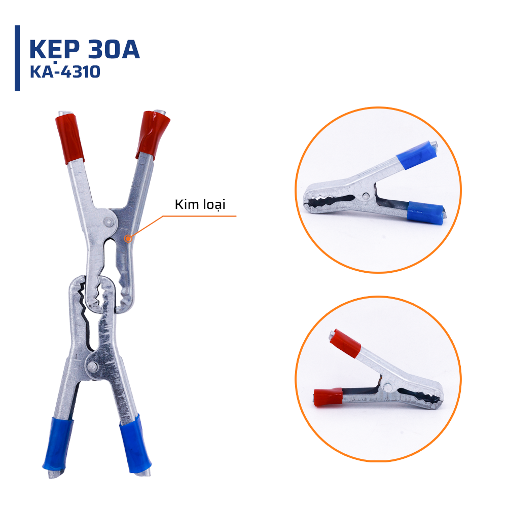 Cấu tạo và chất liệu chi tiết kẹp 30A STAKA