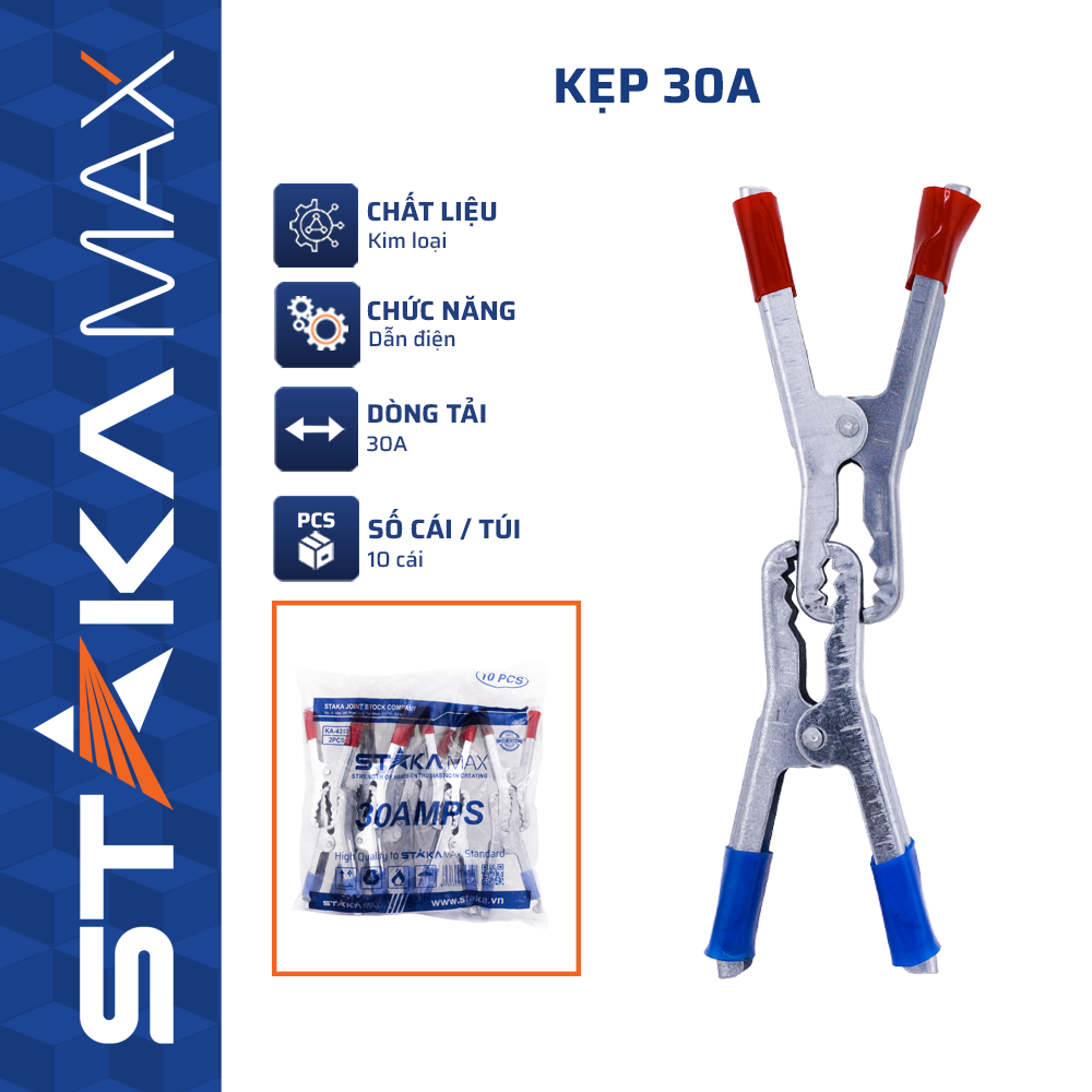 Kẹp 30A STAKAMAX (5 Đôi/Túi) -N1