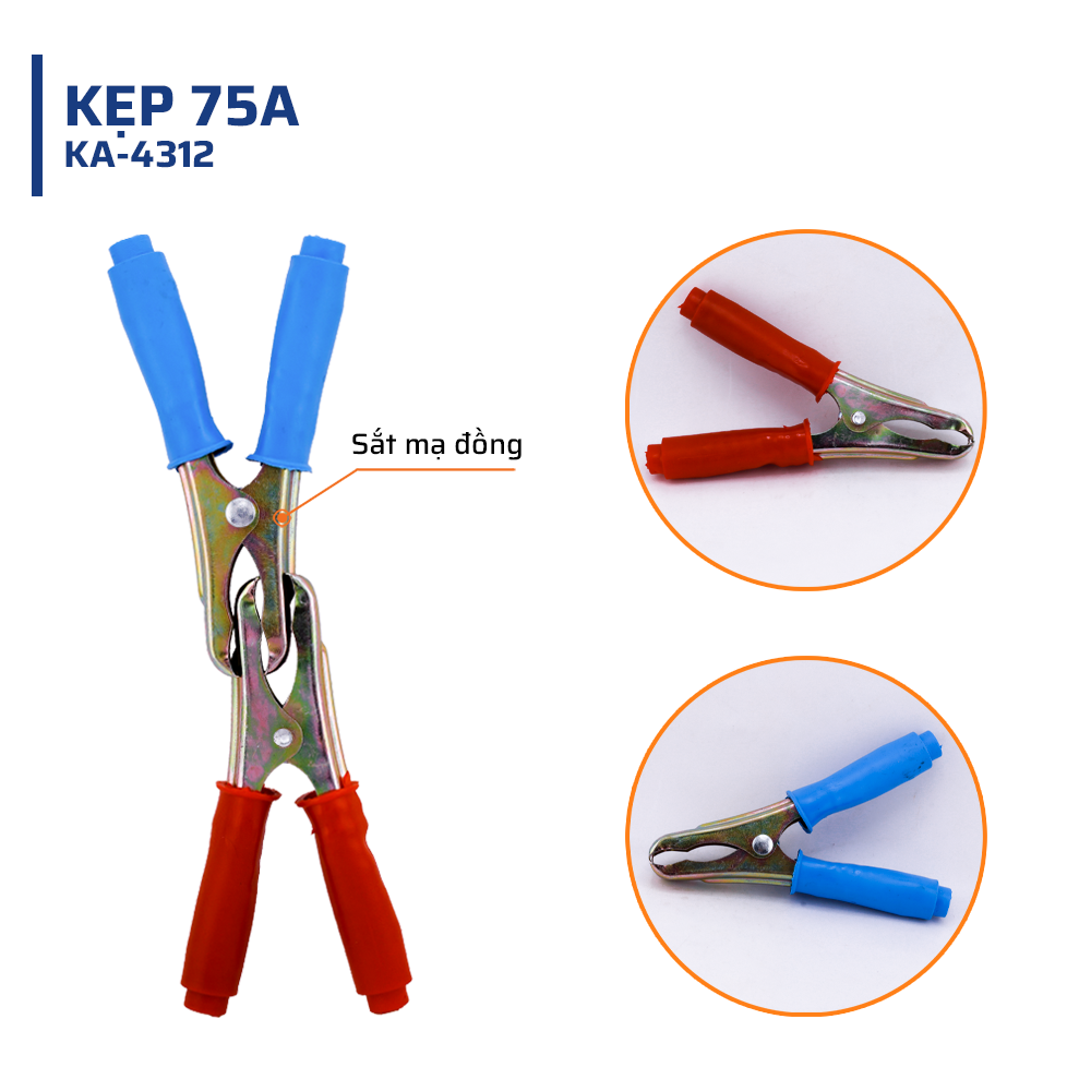 Cấu tạo đặc biệt của Kẹp 75A STAKA 