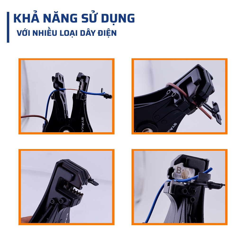 Công dụng đa năng của kìm tuốt dây tự động STAKA