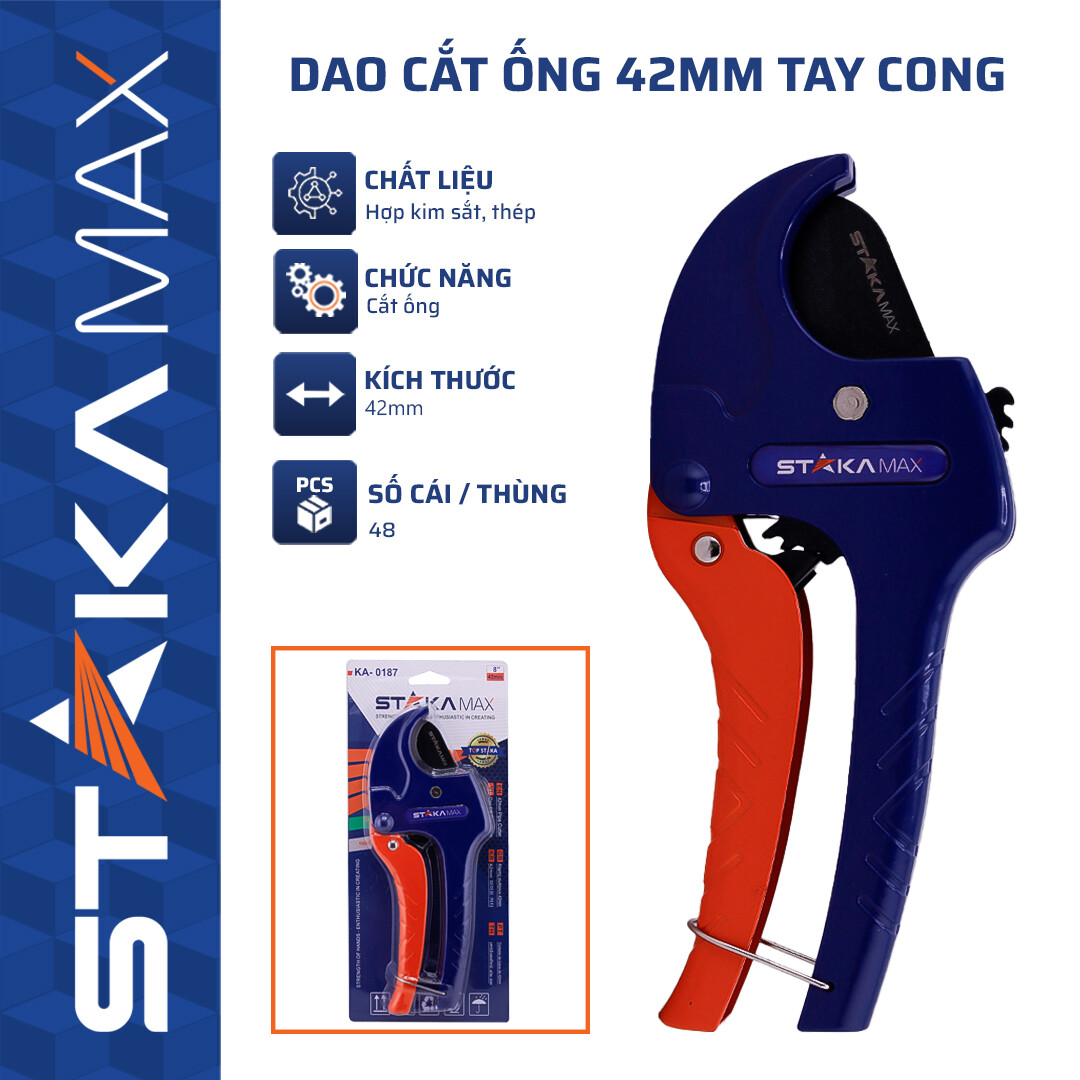 Dao Cắt Ống 42mm Tay Cong STAKAMAX