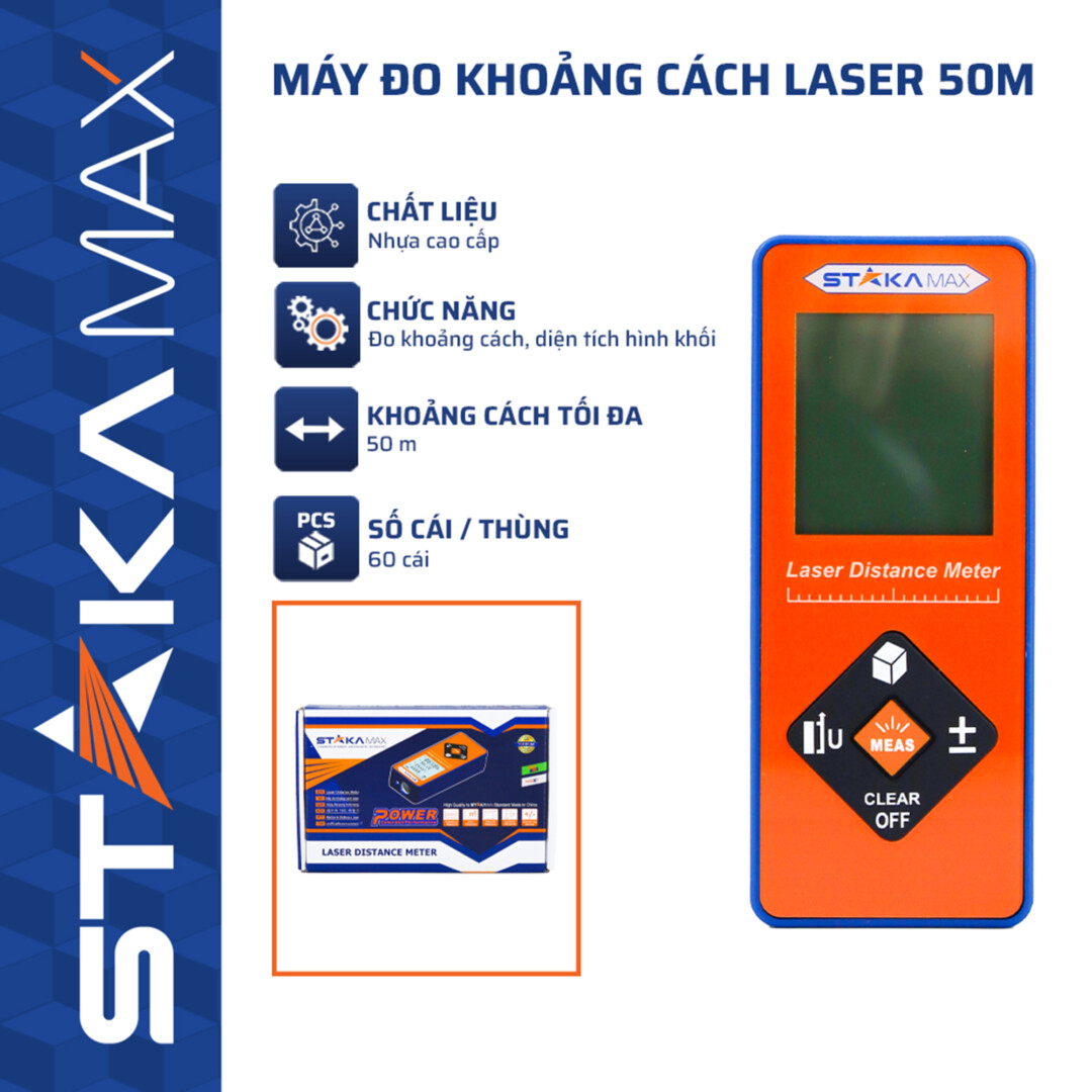 Máy Đo Khoảng Cách Laser 50M STAKA MAX KA-2930