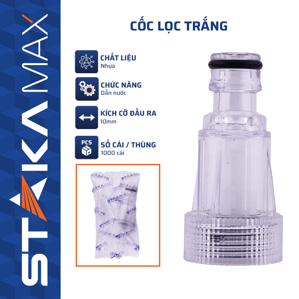 Cốc Lọc Trắng STAKA MAX (1000C/T)