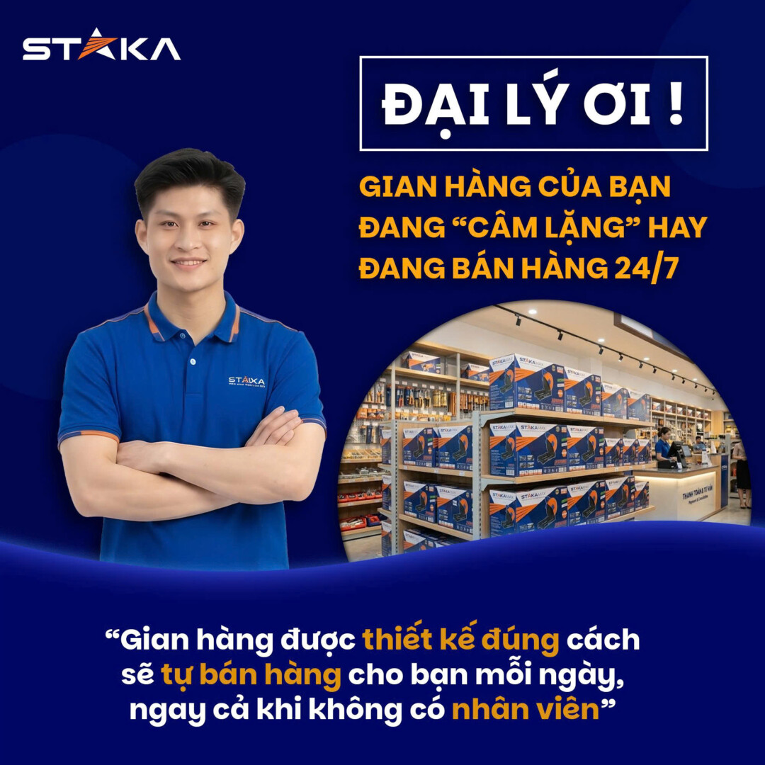 Cách Trưng Bày Gian Hàng Dụng Cụ Cầm Tay Bán Chạy Hơn Mỗi Ngày