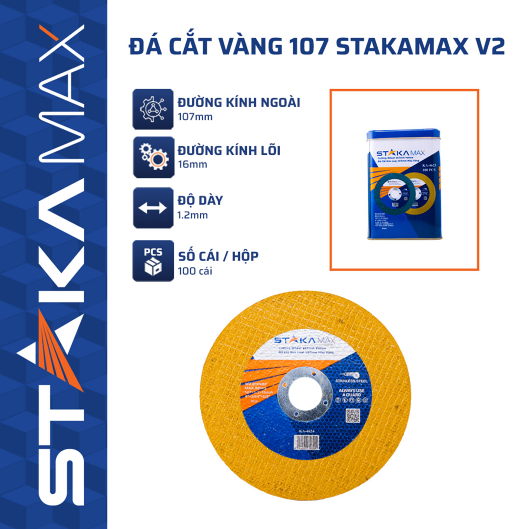 Đá Cắt Vàng 107 STAKA MAX V2 KA-4624