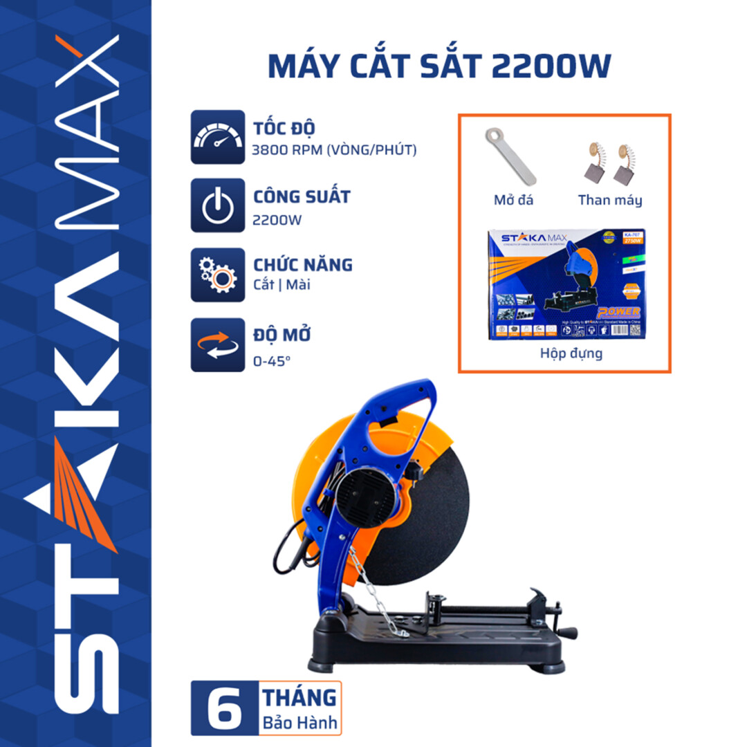 Máy Cắt Sắt 2200W STAKA MAX KA-7070