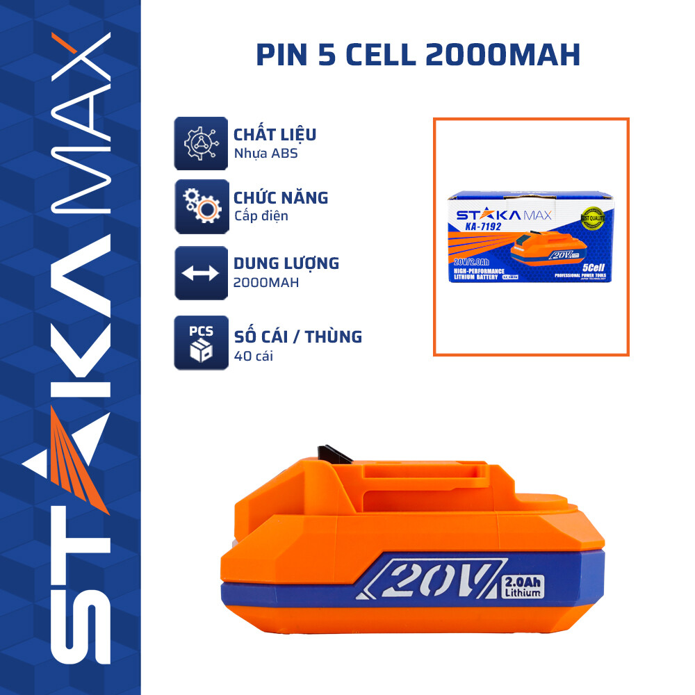 Pin 5 Cell 2000mah STAKA MAX (40C/T)-N1