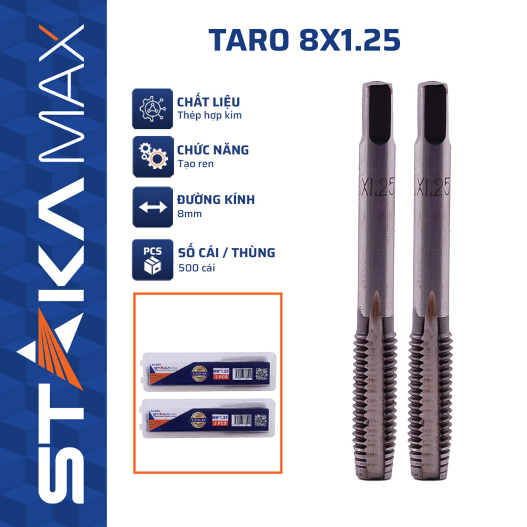 MŨI TARO 8X1.25 STAKAMAX KA-6604
