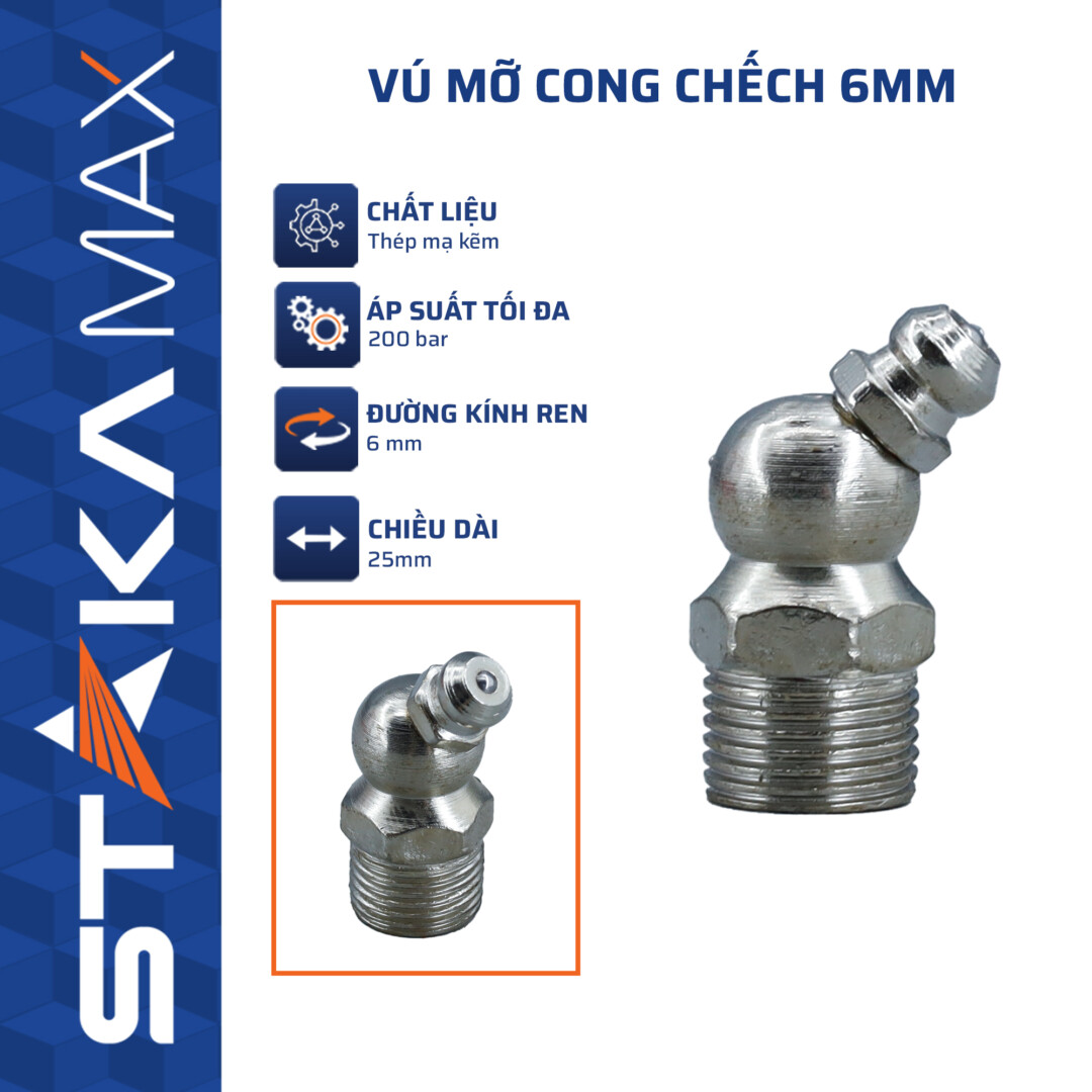 VÚ MỠ CONG CHẾCH 6MM STAKAMAX KA-4162