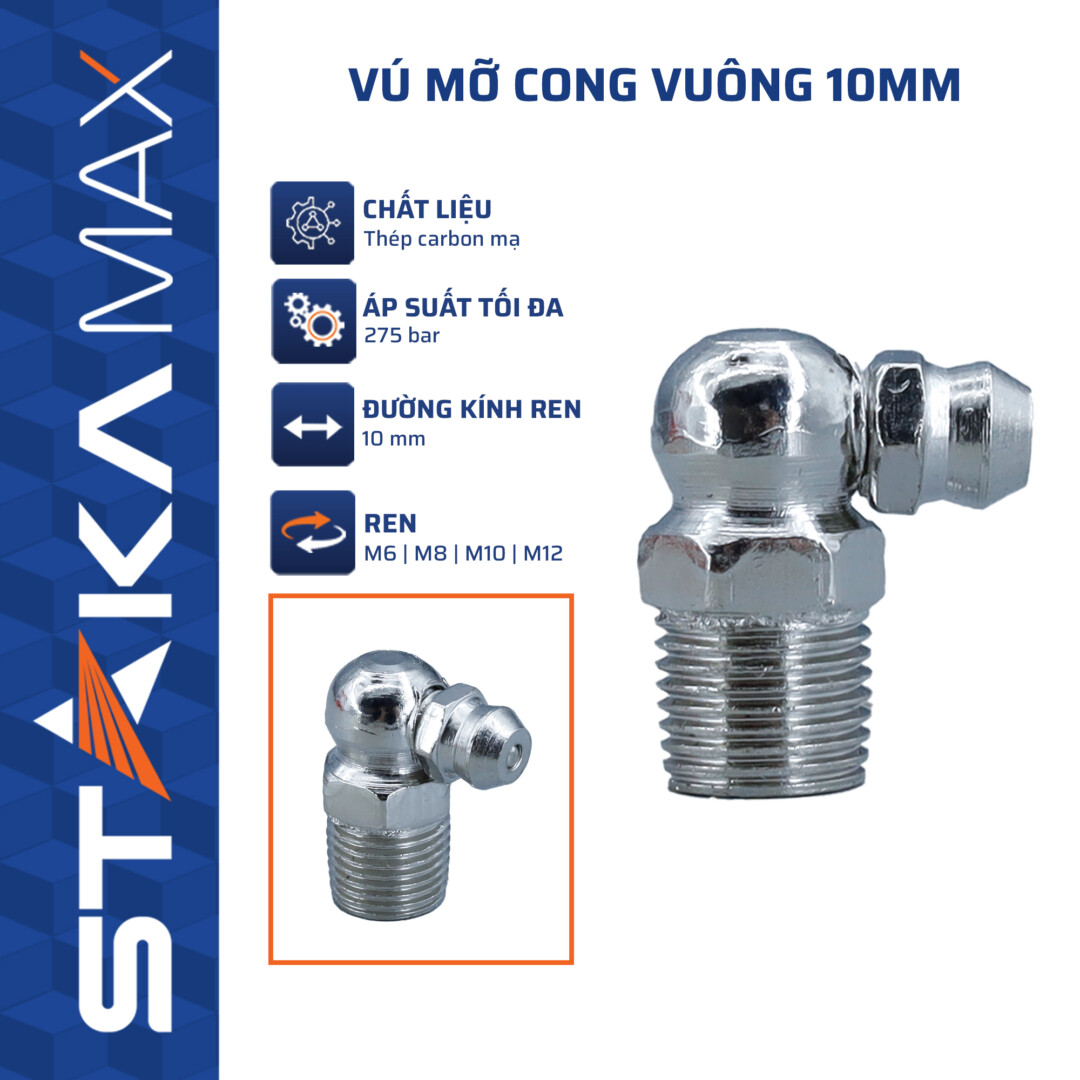 VÚ MỠ CONG VUÔNG 10MM STAKAMAX KA-4167