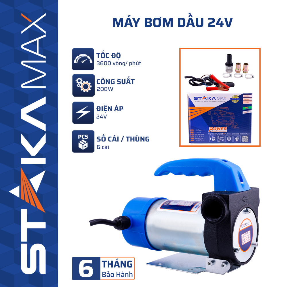 MÁY BƠM DẦU 24V STAKAMAX KA-2846