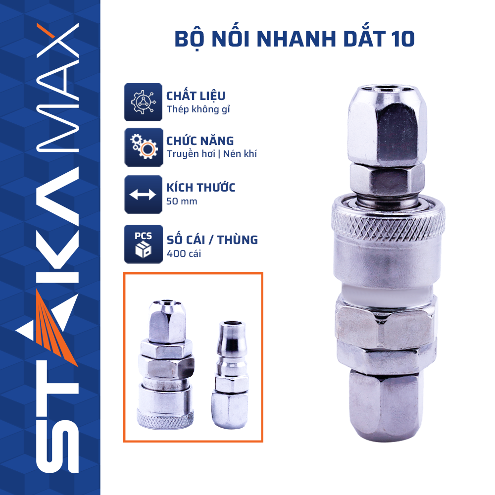 BỘ NỐI NHANH DẮT 10 STAKAMAX KA-3307