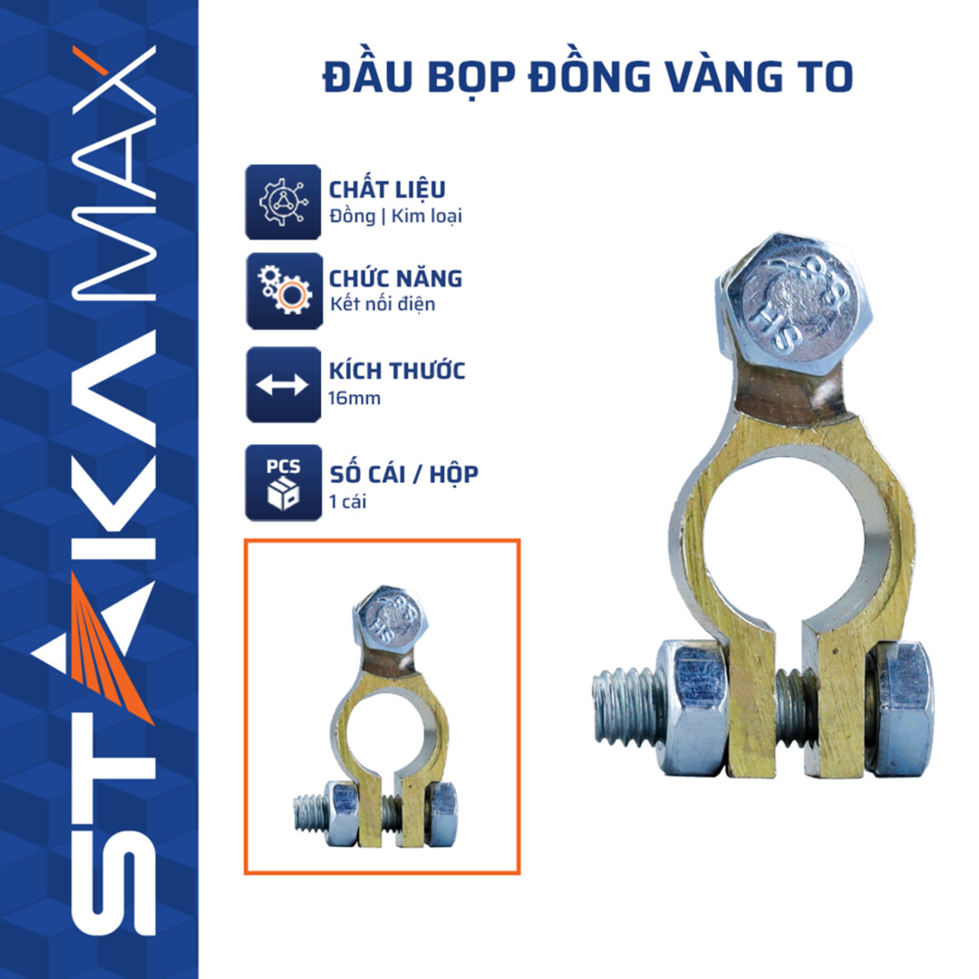 ĐẦU BỌP ĐỒNG VÀNG TO STAKAMAX KA-4291