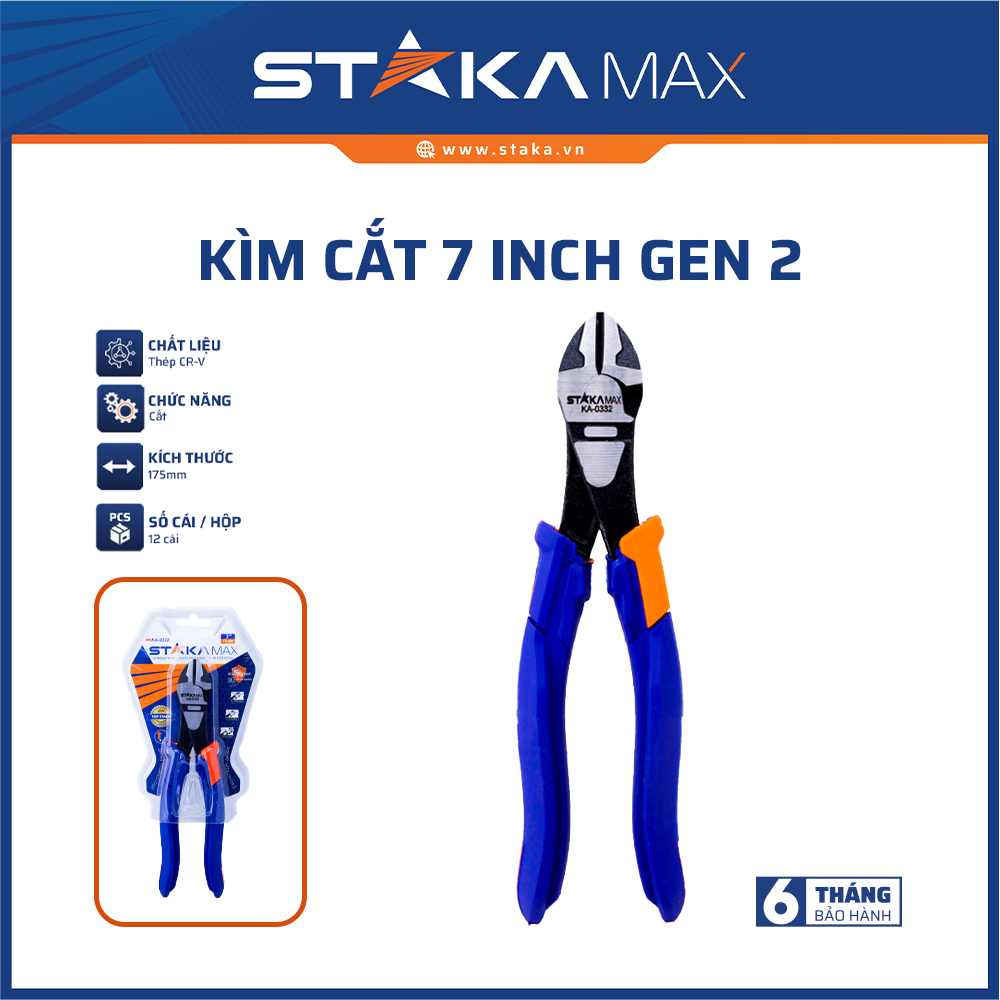 KÌM CẮT 7 INCH GEN 2 STAKAMAX KA-0332
