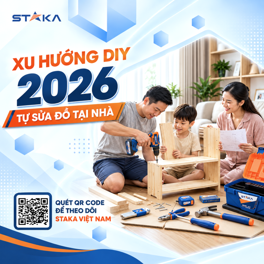 Xu Hướng DIY 2026: Tự Sửa Đồ Tại Nhà Chỉ Với 7 Dụng Cụ Nhỏ Gọn